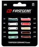 Keramiksikring "Torpedo" Sortiment m/10stk